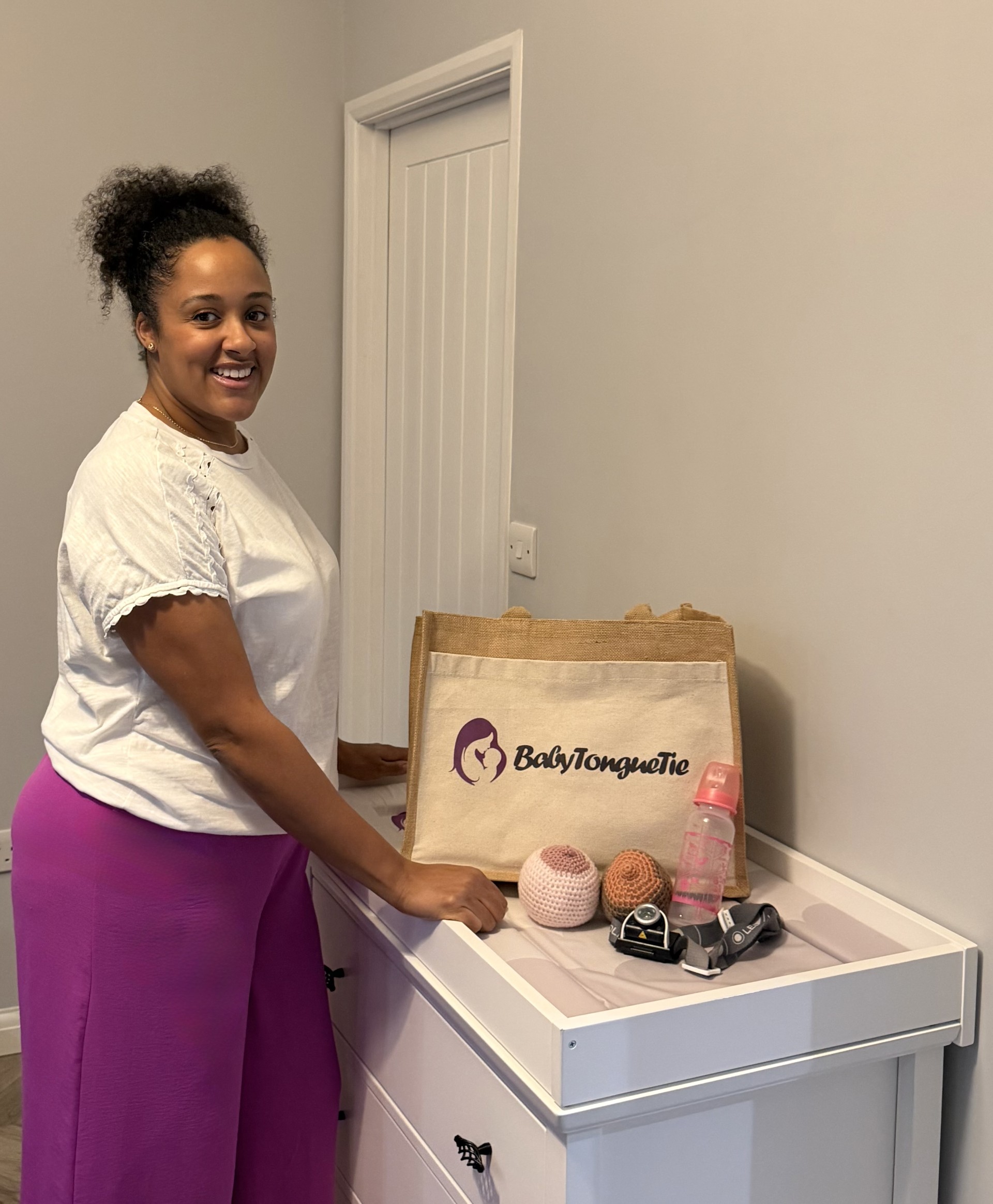 Samantha Tanak, midwife